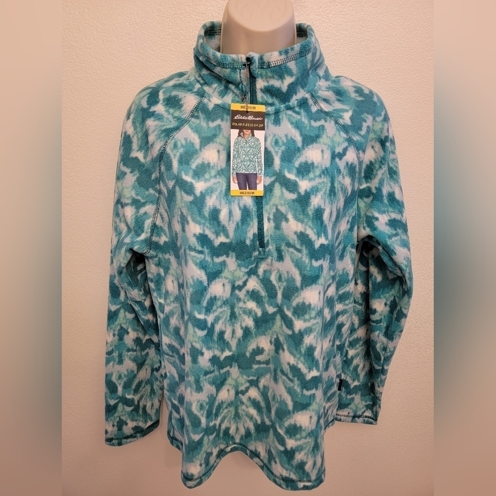 NWT Eddie Bauer Ladies Polar Fleece Top - Picture 1 of 4